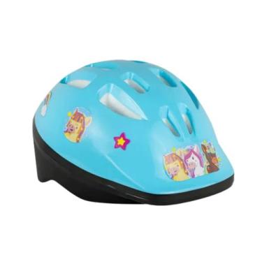 Imagem de Capacete Infantil Unicórnio na cor Azul Nathor - 100810160001 1001