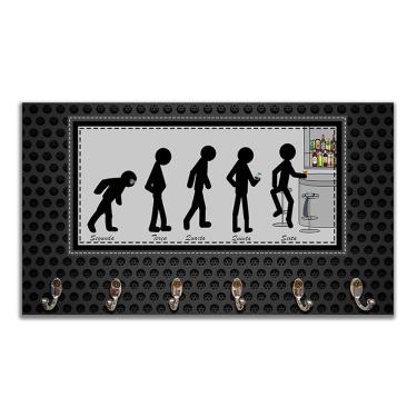 Imagem de Cabideiro De Parede Porta Chaves Toalhas Palito Cerveja Bar