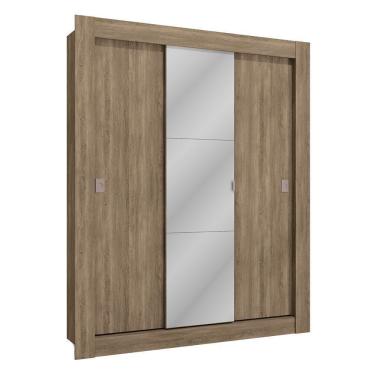 Imagem de Guarda-roupa / Roupeiro Kappesberg, 3 Portas De Correr - H56 Nogal