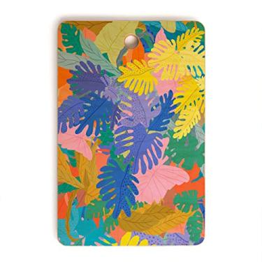 Imagem de Society6 Tábua de corte Sewzinski Tropical Overload, 40,64 cm x 26,66 cm, multi