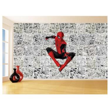 Imagem de Papel De Parede 3D Heróis Página Quadrinhos Hq 3,5M Nhma135 - Você Dec