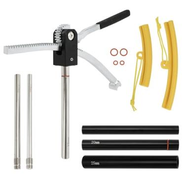 Imagem de FQRANBO Kit de ferramentas de troca de pneu Dirt Bike serve para motocross e Enduro, Dirt Bikes rodas de 16 a 53 cm, inclui eixos de 15/17/20/25 mm, preto