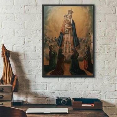 Imagem de Quadro Vintage Nossa Senhora Do Bom Parto 45X34Cm - Vidro