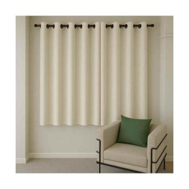 Imagem de Blackout Tecido 100% 3,00M X 1,70M Comfort - Bella Janela, NATURAL, 3,