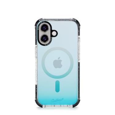 Imagem de Customic Capinha Case Capa para Celular iPhone 16 (6.1"), Impactor Deep Space Anti Impacto Proteção Militar 4 metros contra quedas, Compatível Mag-Safe, Antiamarelamento, Azul