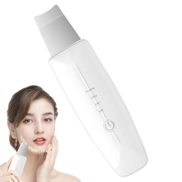 Imagem de Rrlihjgu Purificador de pele, espátula de pele - Espátula purificadora facial com 4 modos - Extrator de espinhas, raspador recarregável USB para limpeza facial profunda