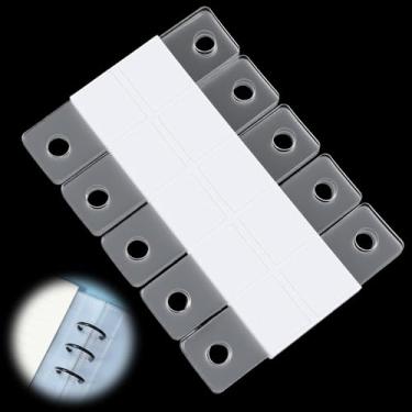 Imagem de 200 adesivos de reforço de orifício transparente, etiquetas autoadesivas para fichário, adesivos resistentes para documentos, fotos, cartões postais, material escolar de escritório