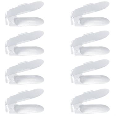 Imagem de Kit 8 Organizadores Sapatos Reforçado Regulagem Transparente