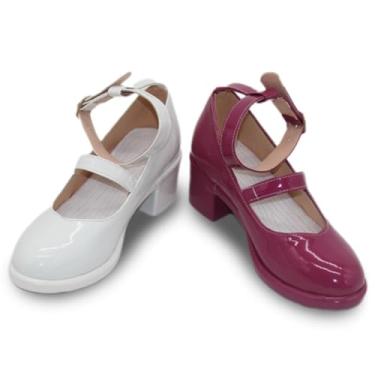 Imagem de COSGOGO Maruzensky Botas de cosplay para jogos lindos sapatos de anime para convenções e Halloween tamanho feminino masculino, Multi, 41