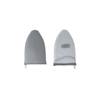 Imagem de Mini tábua de passar a ferro - tábua de passar roupas de mão, luva de passar pequena, banquinho e tábua de passar roupa resistente ao calor, à prova de vapor