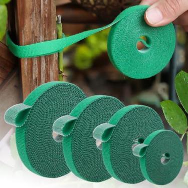 Imagem de Laços de plantas de nylon/fita de fixação fixa reutilizável para acessórios de jardim doméstico, 1 m