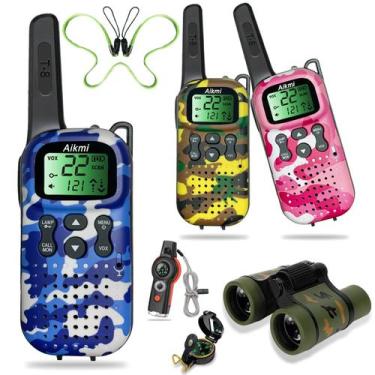 Imagem de Rádio bidirecional Walkie Talkies Aikmi Kids para meninos de 5 anos ou