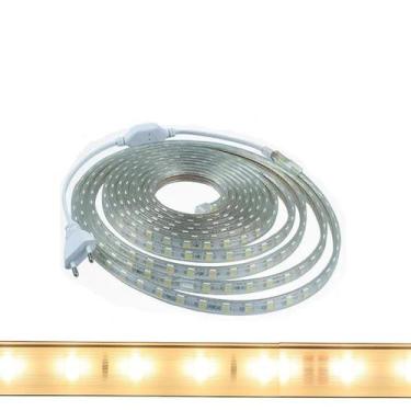 Imagem de Fita Led 5050 Branco Quente 2 Metros 14w/m Com Conector 127v - Bella L