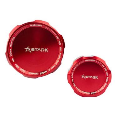 Imagem de Kit Tampa Reservatorios Fluido Freio Yamaha R6 R-6 R 6 - Stark Race, V