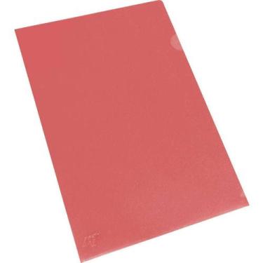 Imagem de Pasta L A4 Vermelho 0,15Mm - Planeta Brinquedos