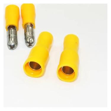 Imagem de Conector de crimpagem de fio elétrico terminal isolado macho fêmea em forma de conjunto de 25 peças (Y25 macho adiciona 25 fêmeas)