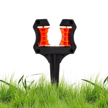 Imagem de Guia de mangueira de jardim, protetores de mangueira de jardim resistentes, ferramentas de braçadeira de tubo e suportes para equipamentos de irrigação de gramado protegem plantas de flores estufa