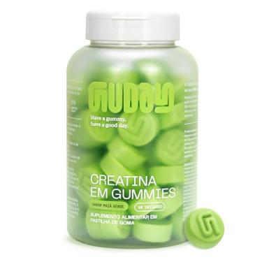 Imagem de Guday Creatina Monoidratada em Gummies 60 Gomas Sabor Maçã Verde – Suplementação Prática e Refrescante para Sua Rotina de Treinos
