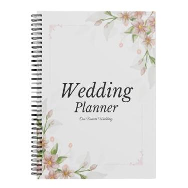 Imagem de Agenda de casamento | organizador de noivas | de planejamento de noivado de capa dura para futuras noivas e noivos