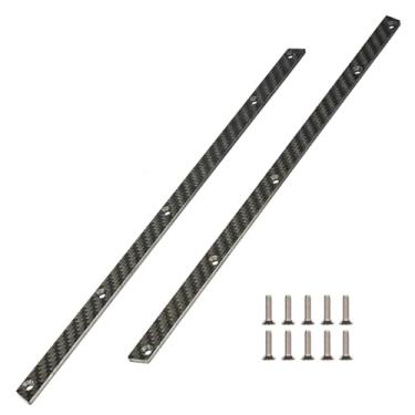 Imagem de 2PCS Carbon Fiber Side Skirts for ARRMA 1/7 Limitless/Infraction/Felony 6S BLX, 30mm Side Skirt Chassis Panels Kit, Set of 2 RC Upgrade Part #ARA320509 (Style-1)