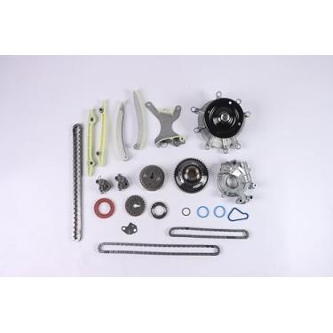 Imagem de INGKAN Kit de corrente de distribuição de motor 4,7L com bomba de água e bomba de óleo serve para Dodge Dakota Durango Ram 1500, para Jeep Grand Cherokee 2000 2001 4.7L V8 SOHC 16 Valve OE 53020938