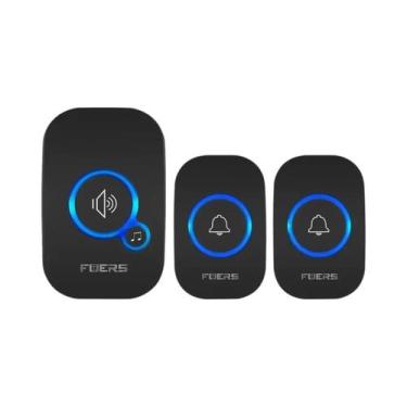 Imagem de Kit De Campainha Sem Fio À Prova d'Água Com 32 Melodias E LED Intelige