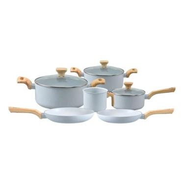 Imagem de Conjunto de panelas de cerâmica antiaderente com 6 peças