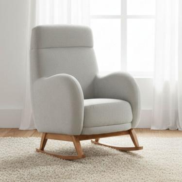 Imagem de Poltrona de Amamentação Balanço Afeto Verde Claro