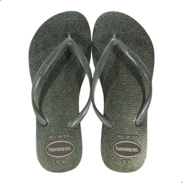 Imagem de Chinelo Havaianas Slim Gloss Verde Oliva
