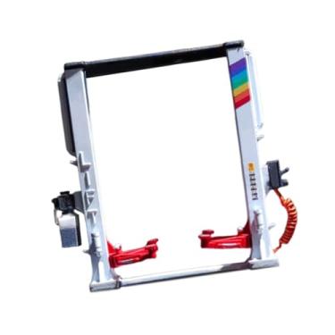 Imagem de KiBcsLic Miniatura realista de elevador de carros em escala 1:64 para fotos, artesanato, manutenção, escultura em miniatura para estacionamentos, mesa de, Branco de Luxo A02