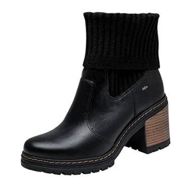 Imagem de Bota Feminina Tratorada Salto Medio Inverno Dakota G8002
