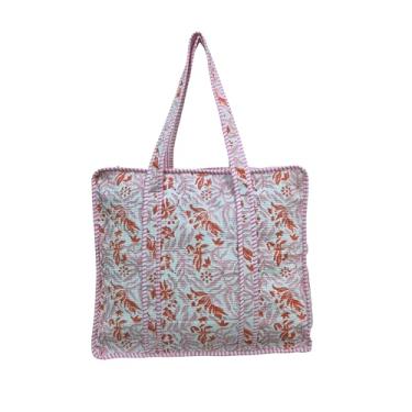 Imagem de COTSILER Sacolas femininas leves de viagem bolsa de ombro de algodão para compras de mercearia e praia, Design nº 19, Large