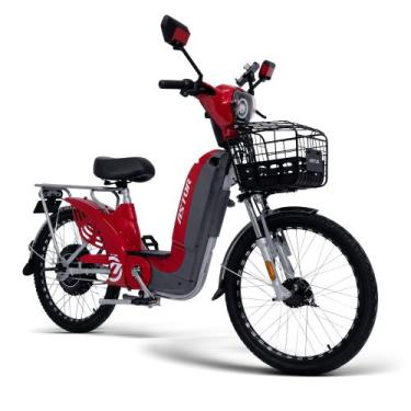 Imagem de Bicicleta Elétrica 800w Astur com Acelerador E-Vibe 48V 15AH, Vermelho