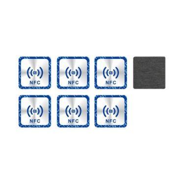 Imagem de Etiqueta NFC Adesiva 13.56MHz 213pcs Ntag213 Adesivos RFID Para Automa