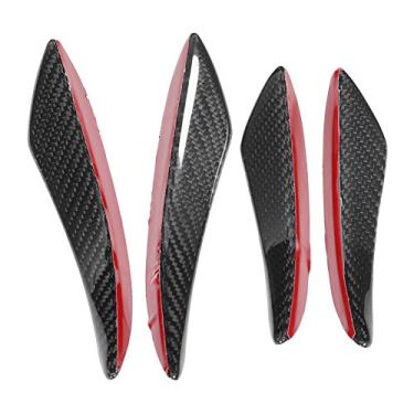 Imagem de Acouto Atualize o Seu Veículo Com 4 Unidades/Conjunto de Pára-choques de Carbono Canards Lip Spoiler - Fit, e - e Estético