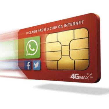 Imagem de Chip Claro 4G Pré-Pago Para Qualquer Dddenvio Imediato