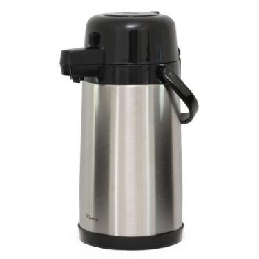 Imagem de Garrafa térmica de inox com tampa isolante e trava de fechamento 1900m