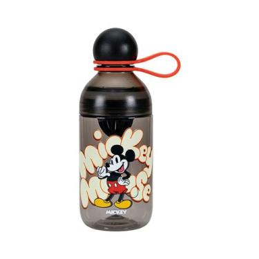 Imagem de Garrafa de Água Squeeze Infantil 550ml Mickey Mouse Resistente Disney