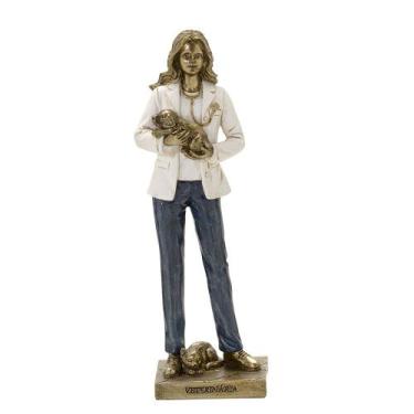 Imagem de Estatueta Decorativa Veterinária Em Resina - Espressione