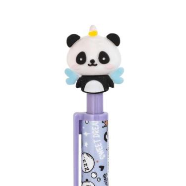 Imagem de Lapiseira BRW Plástica Divertida Panda Colors 0.7mm  Design Fofo e Esc
