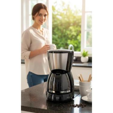 Imagem de Cafeteira 18 Xícaras Jarra Vidro 550W Preta 110V - Congratulations Sto