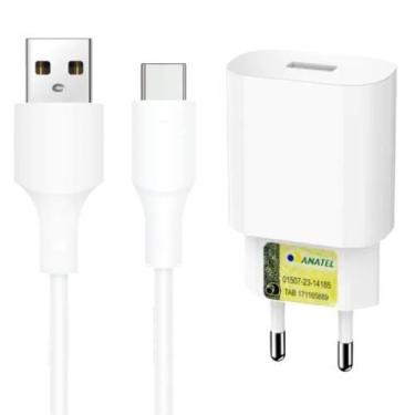 Imagem de Kit Carregador 2 Metros compatível com Infinix Hot 20 30 40i _ Cabo US