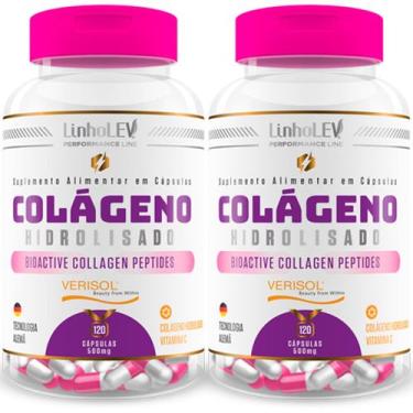 Imagem de Colágeno Verisol Peptides Bioactive Hidrolisado 2 Frascos 240 caps GEL