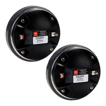 Imagem de Par Jbl Selenium Boca Corneta D220ti Titanio Original Som