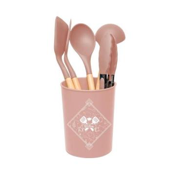 Imagem de 5 Peças Utensílios para Cozinha Wolff de Silicone Nude