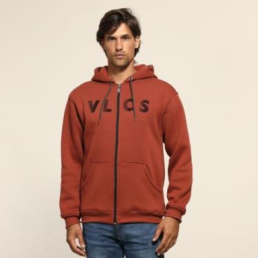Imagem de Blusa de Moletom Aberta VLCS Alvorada - VLCS VIOLAÇÕES, Telha, XG1