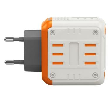 Imagem de Carregador Dual Usb C com Usb MDM para Smartphone e Tablet Ultra Rápido com Cabo Lightning Incluso 1 Unidade