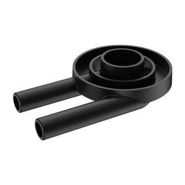 Imagem de Queimador Econômico Duplo para Fogão Industrial de Ferro Fundido 14cm com Cano 15,4cm Libaneza