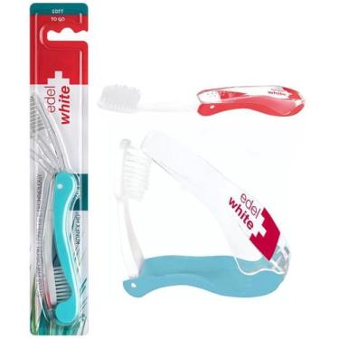 Imagem de Escova de dentes portátil soft to go - edel white