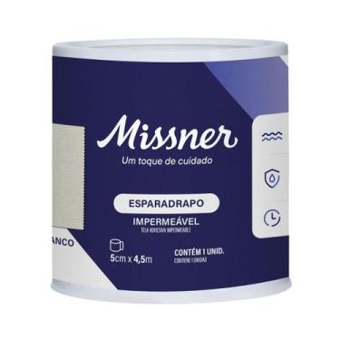 Imagem de Esparadrapo Impermeável Branco - Missner, 5cm x 4,5m